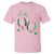 Funny St Patrick's Day Coquette T Shirt Lucky Girl Horseshoe Pink Bow