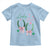 Funny St Patrick's Day Coquette Toddler T Shirt Lucky Girl Horseshoe Pink Bow
