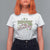 Funny St Patrick's Day Cowboy Cowgirl T Shirt For Women Howdy Go Lucky Shamrock