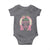 Funny St Patrick's Day Cowgirl Coquette Baby Onesie Howdy Go Lucky Pink Horseshoe