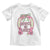 Funny St Patrick's Day Cowgirl Coquette Toddler T Shirt Howdy Go Lucky Pink Horseshoe