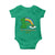 Funny First 1st St Patrick's Day Baby Onesie Shamrock Rainbow Glitter Print