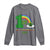 Funny First 1st St Patrick's Day Long Sleeve Shirt Shamrock Rainbow Glitter Print