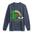 Funny First 1st St Patrick's Day Long Sleeve Shirt Shamrock Rainbow Glitter Print