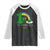 Funny First 1st St Patrick's Day Raglan Shirt Shamrock Rainbow Glitter Print