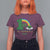 Funny First 1st St Patrick's Day T Shirt For Women Shamrock Rainbow Glitter Print