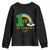 Funny First 1st St Patrick's Day Youth Sweatshirt Shamrock Rainbow Glitter Print