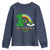 Funny First 1st St Patrick's Day Youth Sweatshirt Shamrock Rainbow Glitter Print