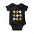 Funny Skibidi Rizz St Patrick's Day Baby Onesie Shamrock Clover Candy Rizzler Meme