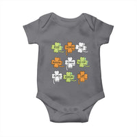 Funny Skibidi Rizz St Patrick's Day Baby Onesie Shamrock Clover Candy Rizzler Meme