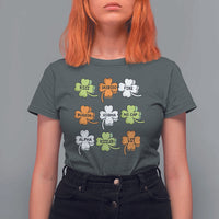 Funny Skibidi Rizz St Patrick's Day T Shirt For Women Shamrock Clover Candy Rizzler Meme
