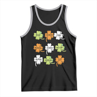 Funny Skibidi Rizz St Patrick's Day Tank Top Shamrock Clover Candy Rizzler Meme