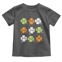 Funny Skibidi Rizz St Patrick's Day Toddler T Shirt Shamrock Clover Candy Rizzler Meme