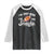 Funny American Football I'm Just Here For The Snacks Raglan Shirt Vintage Star