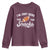 Funny American Football I'm Just Here For The Snacks Youth Sweatshirt Vintage Star