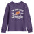 Funny American Football I'm Just Here For The Snacks Youth Sweatshirt Vintage Star
