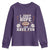 Funny American Football Youth Sweatshirt I Just Hope Both Team Have Fun Helmet