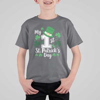 Funny My 1st St Patrick's Day T Shirt For Kid Shamrock