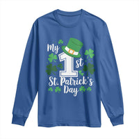 Funny My 1st St Patrick's Day Long Sleeve Shirt Shamrock