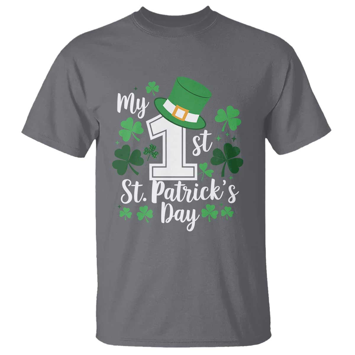 Funny My 1st St Patrick's Day T Shirt Shamrock