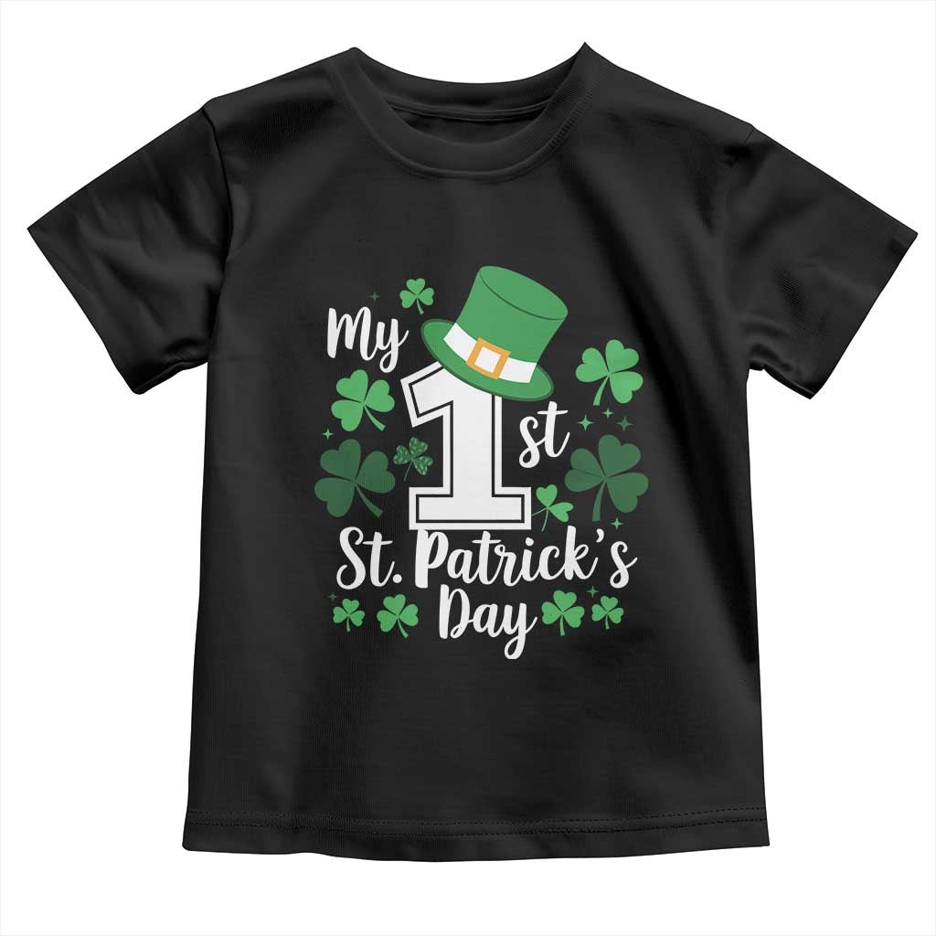 Funny My 1st St Patrick's Day Toddler T Shirt Shamrock