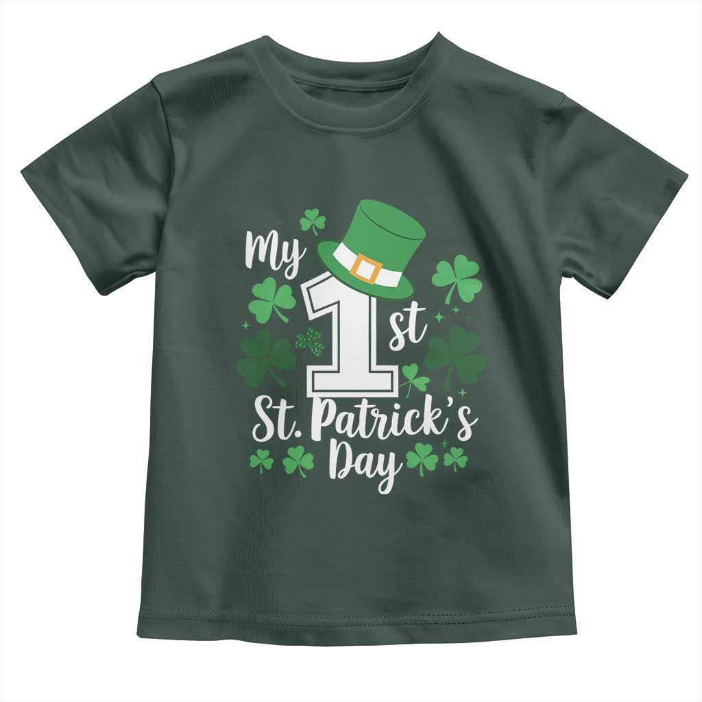 Funny My 1st St Patrick's Day Toddler T Shirt Shamrock