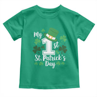 Funny My 1st St Patrick's Day Toddler T Shirt Shamrock