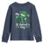 Funny My 1st St Patrick's Day Youth Sweatshirt Shamrock Glitter Print