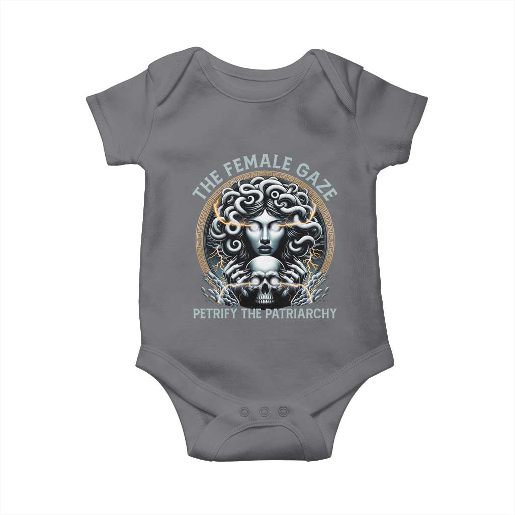 The Female Gaze Petrify The Patriarchy Baby Onesie Feminist