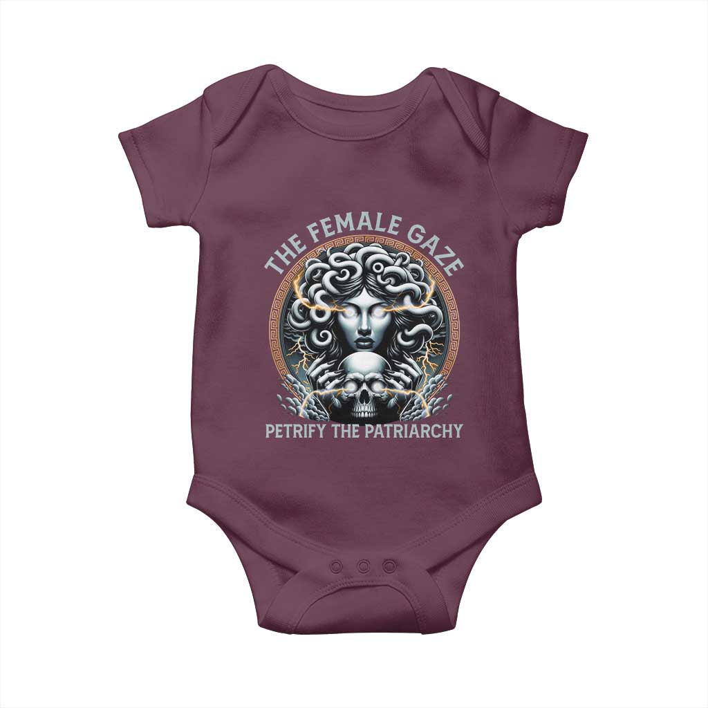 The Female Gaze Petrify The Patriarchy Baby Onesie Feminist