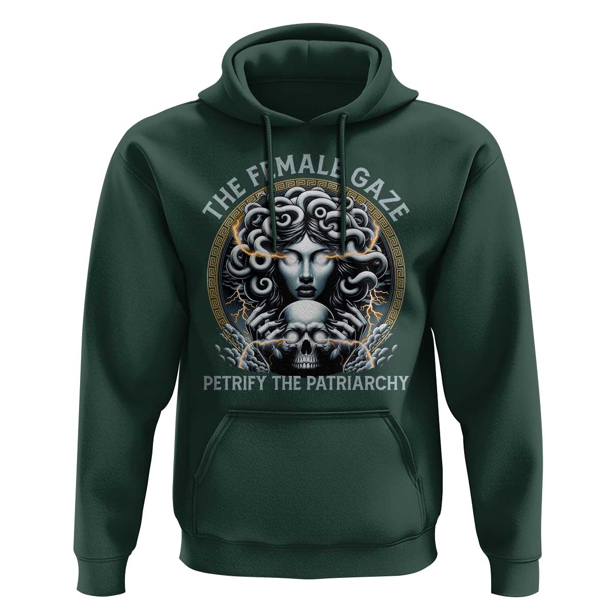 The Female Gaze Petrify The Patriarchy Hoodie Feminist