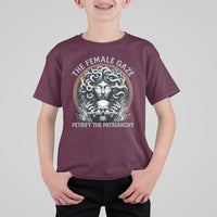 The Female Gaze Petrify The Patriarchy T Shirt For Kid Feminist