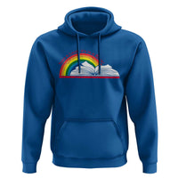 Take A Look It's In A Book Hoodie Reader Lover Librarian Rainbow