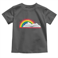 Take A Look It's In A Book Toddler T Shirt Reader Lover Librarian Rainbow