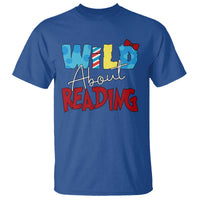 Funny Wild About Reading T Shirt Reader Lover Librarian