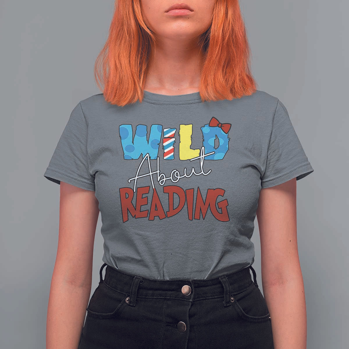 Funny Wild About Reading T Shirt For Women Reader Lover Librarian