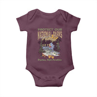 Protect Our National Parks Not Profits Baby Onesie Keep Wild Nature Fish Forest