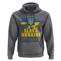 Slava Ukraini Heroyam Slava Hoodie Vintage Ukrainian Flag