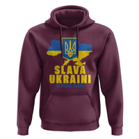 Slava Ukraini Heroyam Slava Hoodie Vintage Ukrainian Flag