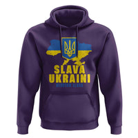 Slava Ukraini Heroyam Slava Hoodie Vintage Ukrainian Flag