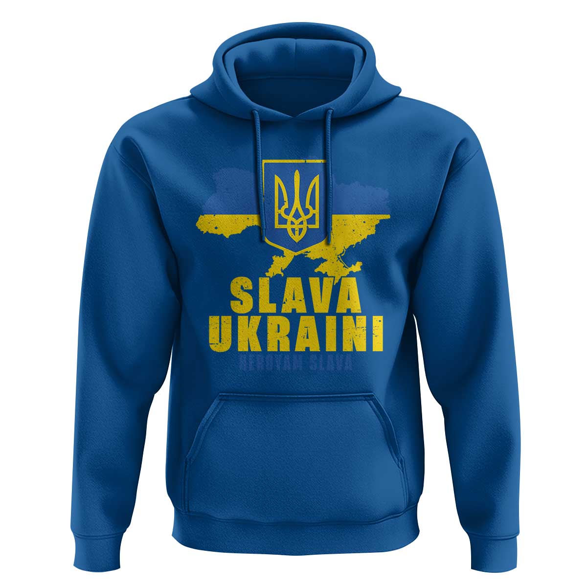 Slava Ukraini Heroyam Slava Hoodie Vintage Ukrainian Flag