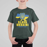 Slava Ukraini Heroyam Slava T Shirt For Kid Vintage Ukrainian Flag