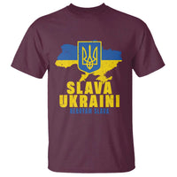 Slava Ukraini Heroyam Slava T Shirt Vintage Ukrainian Flag