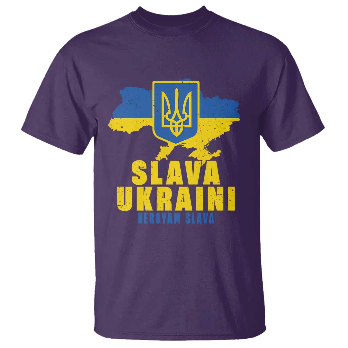 Slava Ukraini Heroyam Slava T Shirt Vintage Ukrainian Flag
