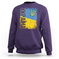 Ukraine Pride Ykpaiha Sweatshirt Vintage Ukrainian Flag