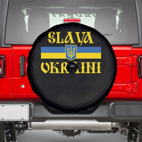 Ukraine Pride Slava Ukraini Spare Tire Cover Vintage Ukrainian Flag