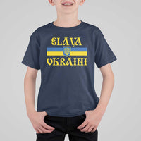 Ukraine Pride Slava Ukraini T Shirt For Kid Vintage Ukrainian Flag