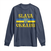 Ukraine Pride Slava Ukraini Long Sleeve Shirt Vintage Ukrainian Flag
