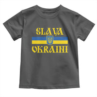 Ukraine Pride Slava Ukraini Toddler T Shirt Vintage Ukrainian Flag