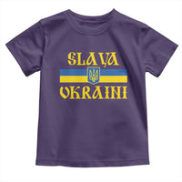 Ukraine Pride Slava Ukraini Toddler T Shirt Vintage Ukrainian Flag